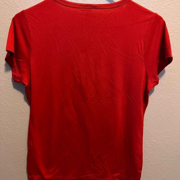 Guess red blouse  - Picture 2 of 7